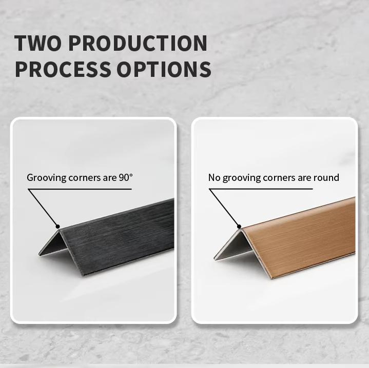 L-Shape Corner Steel Metal Stainless Steel Corner Guard Trim/Strip/Profile/Patti for Skirting Line