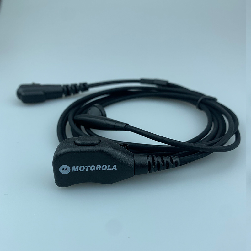 Two Way Radio Volume Adjustable Earphone Ptt Mic Headset for Apx2000 Dp4400 Dp4600 Xpr6000 Xpr7000 Walkie Talkies