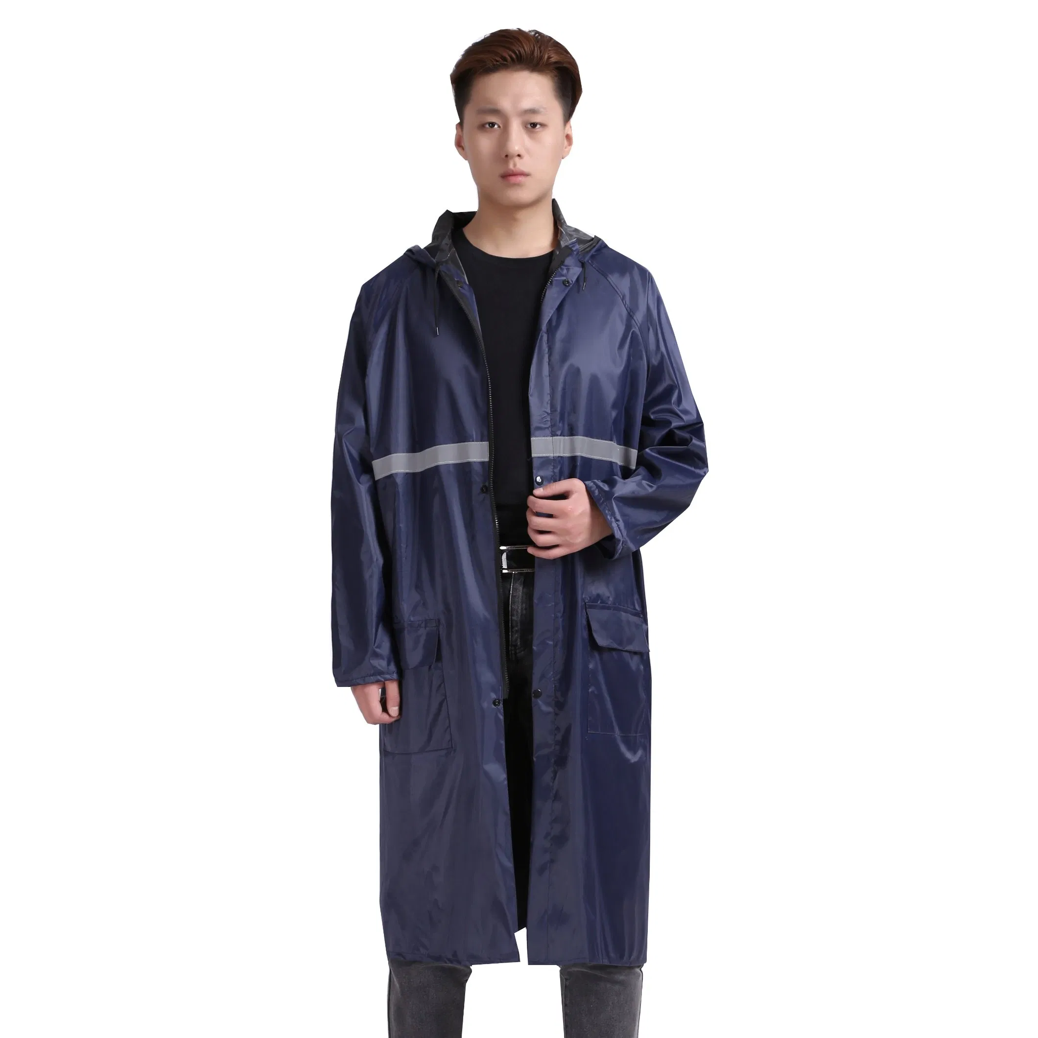 Slf-Ox04 High Quality Top Popular Fashion Profession Oxford and PVC Coating Rain Wear Raincoat Rain Suit