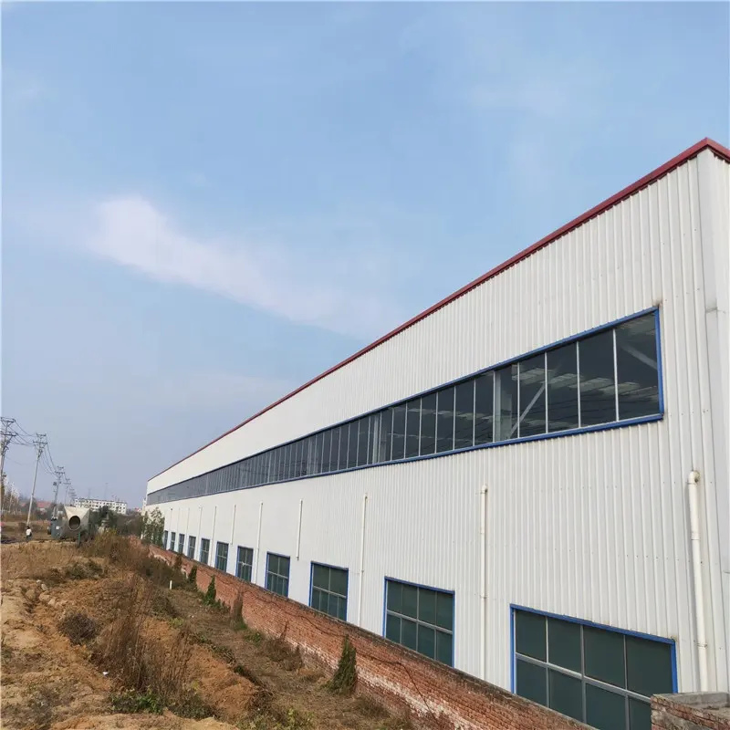 Customized Size Single Floor Metal Warehouse Building Material Industrial Design Prefab Steel Construction Prefabricated Steel Structure Warehouse