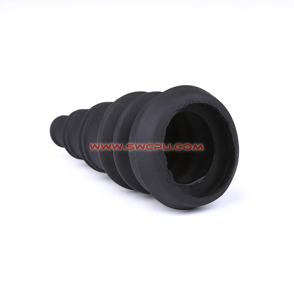 Custom Precise Molded Bending Support Bellow Anti Static EPDM Rubber Sleeve Bellows Manufacturer