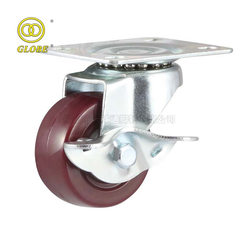 Rigid Splinting Wheel Type Shopping Cart Caster Baby Walker Tyre Price Swivel