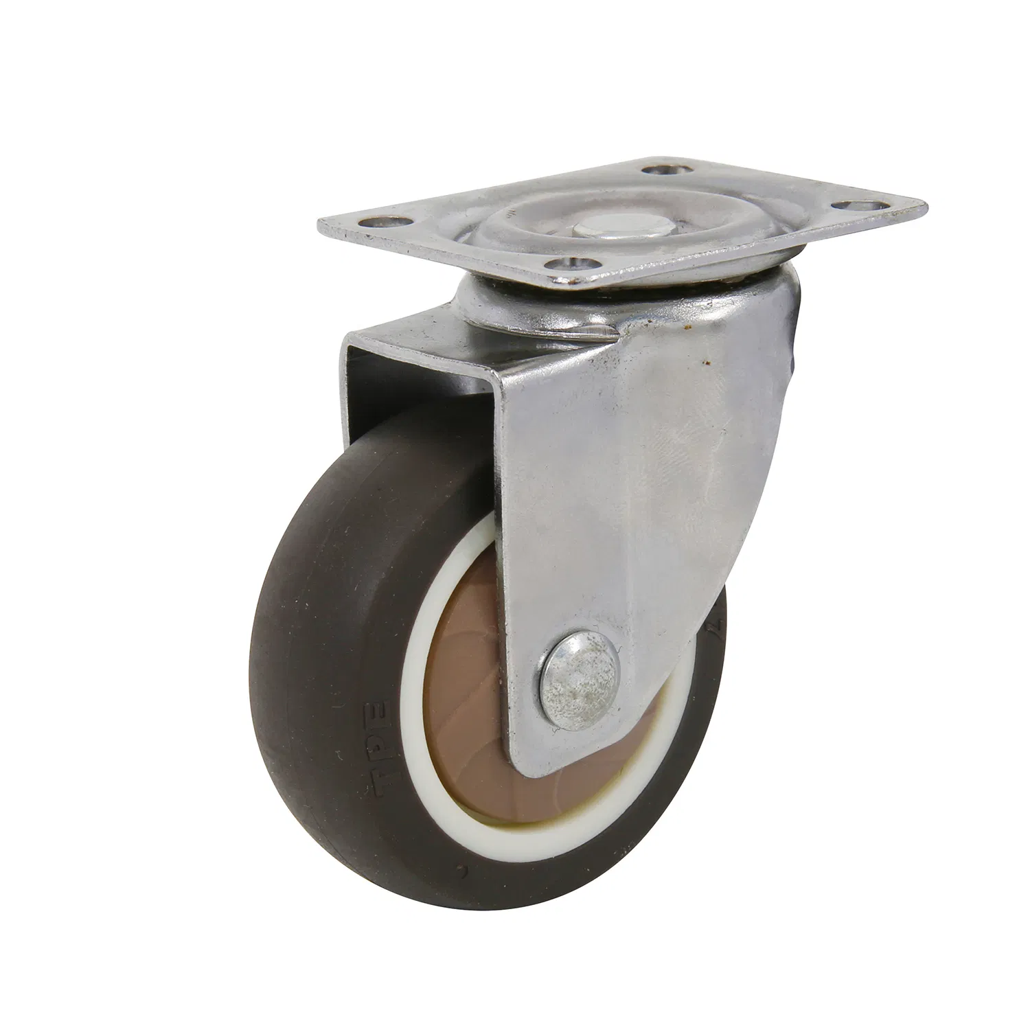 4 Inches Heavy Duty Industrial PU Casters Swivel 100mm Polyurethane Caster Wheel