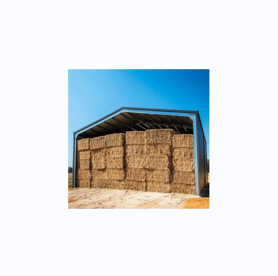 Durable Hot DIP Galvanized Steel Dog Hay Shed Structure for Outdoor Use