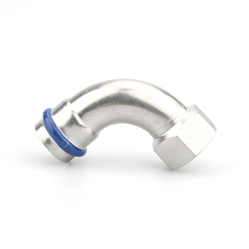 Bend Adaptor 90° with Male Thread The Press Fittings Are Made of AISI 316L/AISI 304L/ AISI 304 Stainless Steel Bsp Fitting