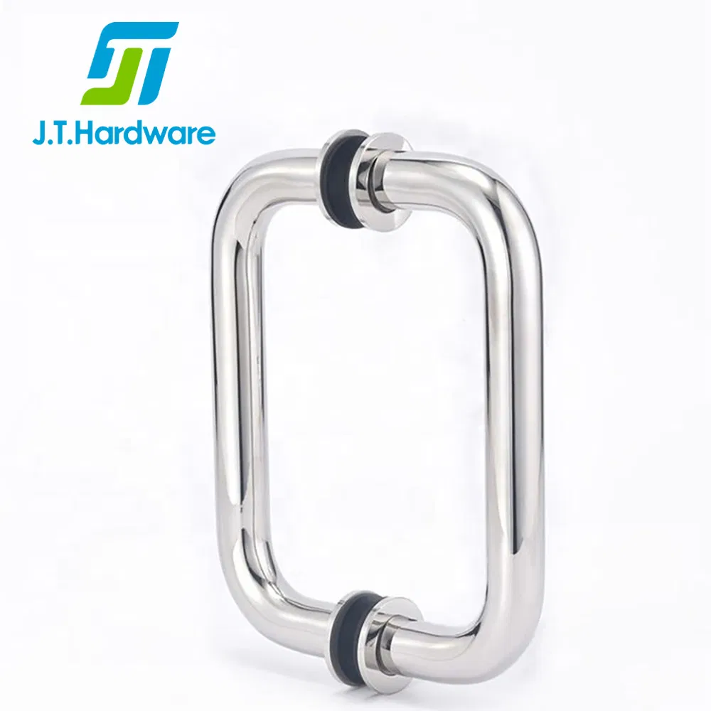 American Cr L Modern Wholesale Bm Stainless Steel/Brass/Aluminum Tubular Chrome Bathroom Main Shower Enclosure Room Glass Interior Sliding Pull Door Handle