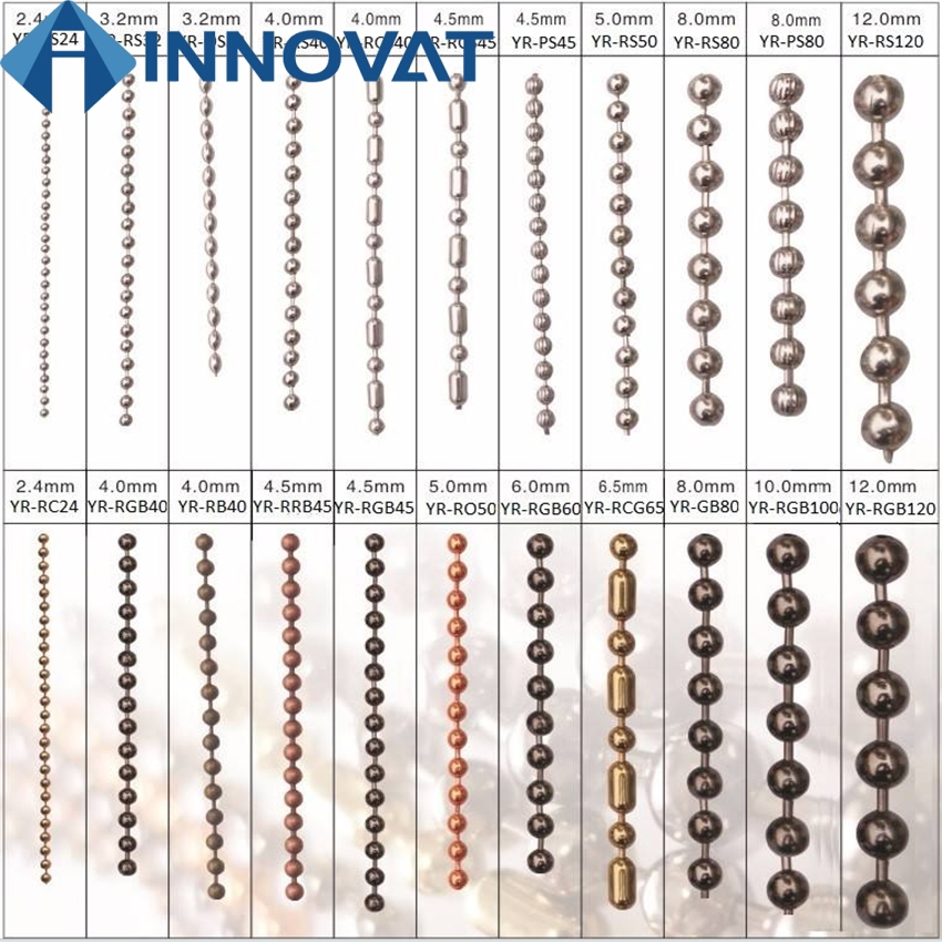 Wholesale Custom Size Luxury Metal Bead Curtains/String Ball Chain Room Dividers Decorate Door Beaded Curtain