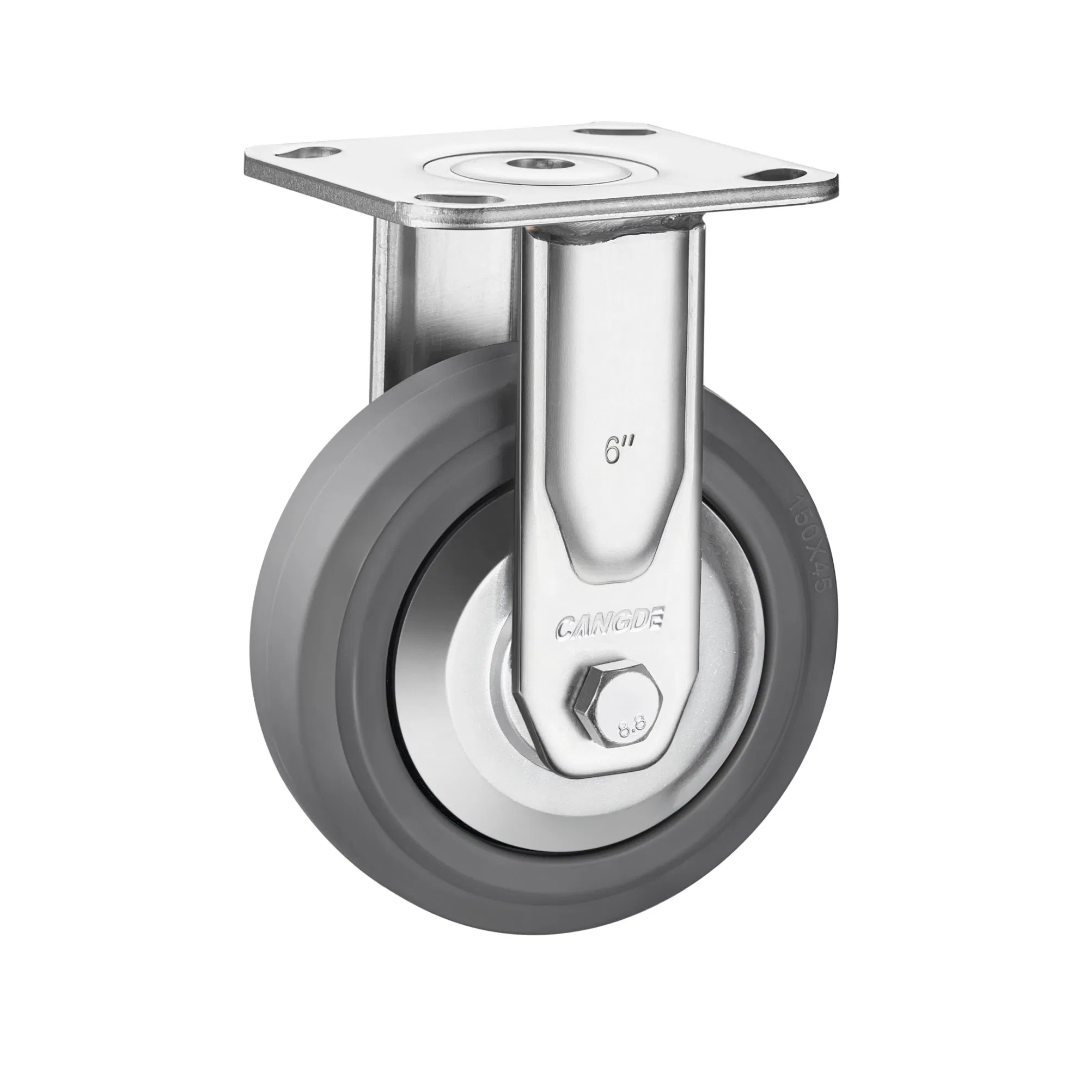 Factory Wholesale TPR Cart Rubber Wheel Container Industrial Caster Wheels Trolley Wheels