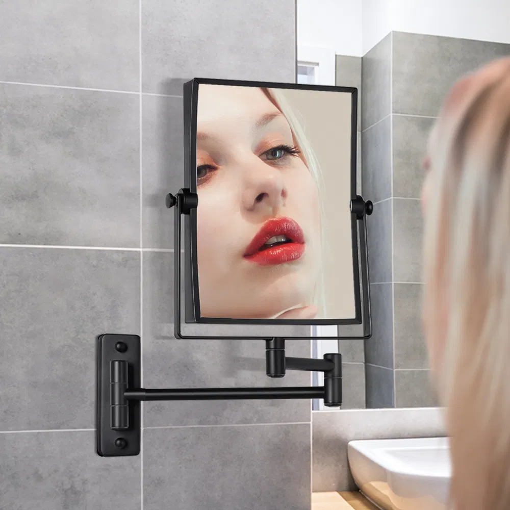 Two-Sided Arm Wall Mounted 360 Degree Vanity Mirror