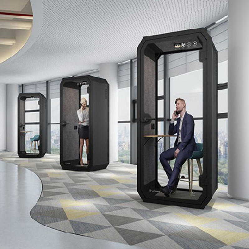 Movable Portable Meeting Soundproof Booth Acoustic Private Office Meeting Pod Phone Booth Office