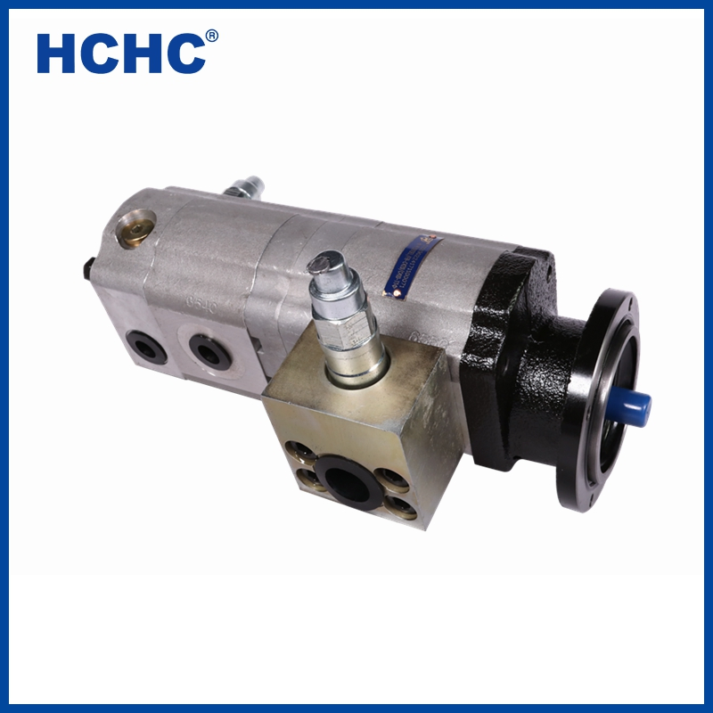 Гидравлический насос двойной шестеренный высокого давления CBTDEL/FB