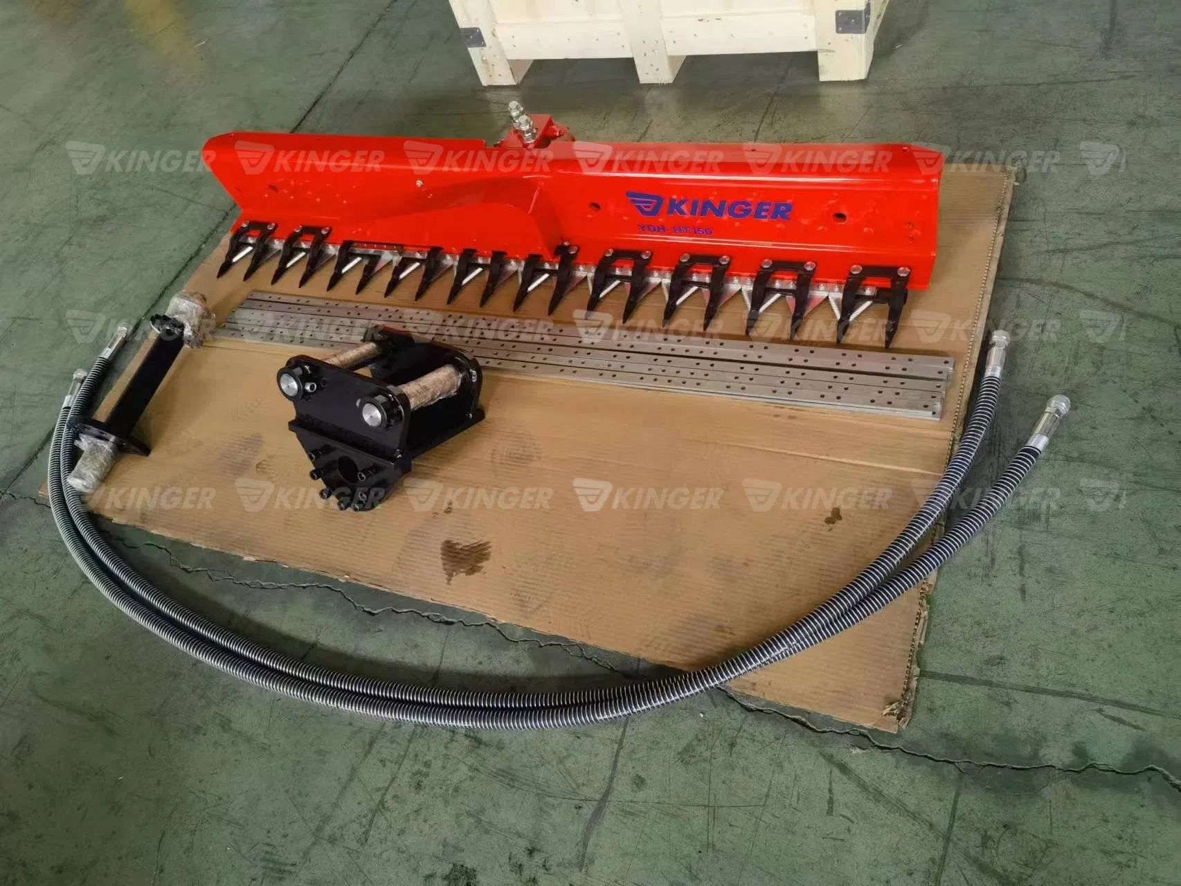 Kinger Factory Directly Sale Hedge Trimmer with Imported Sharp Cutting Blade for Excavator with CE ISO Approval