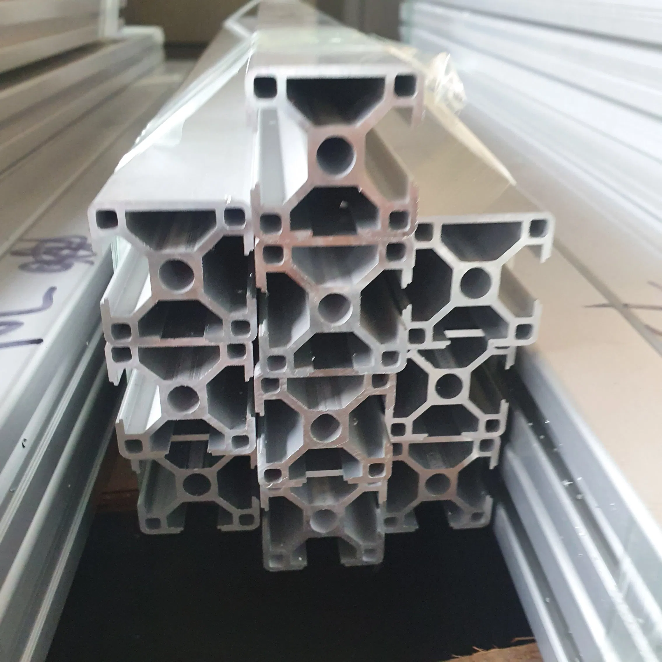 6000 Aluminium Extrusion Profiles for Windows & Doors Customizable Cutting Bending Welding Services