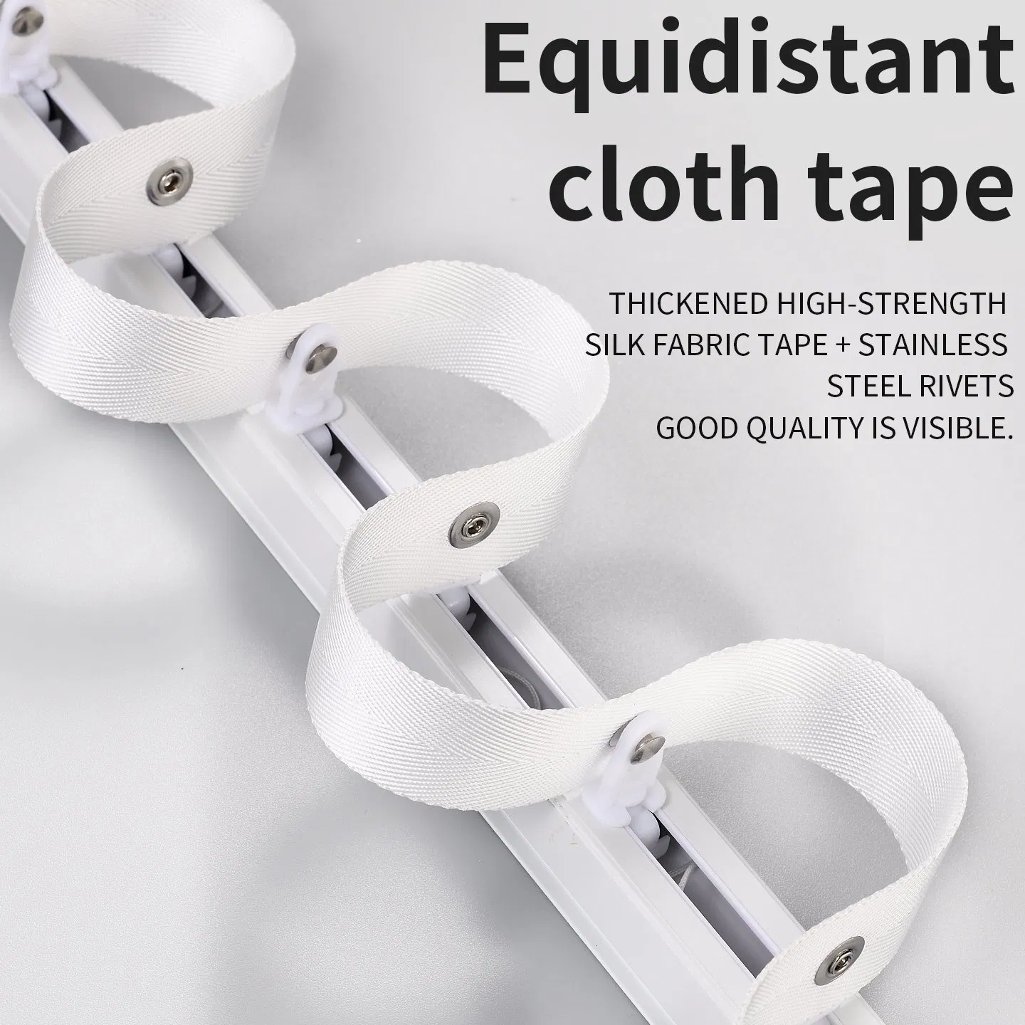 Luxury Modern Style Eco-Friendly/Rust Proof/Silent Square Curtain Track