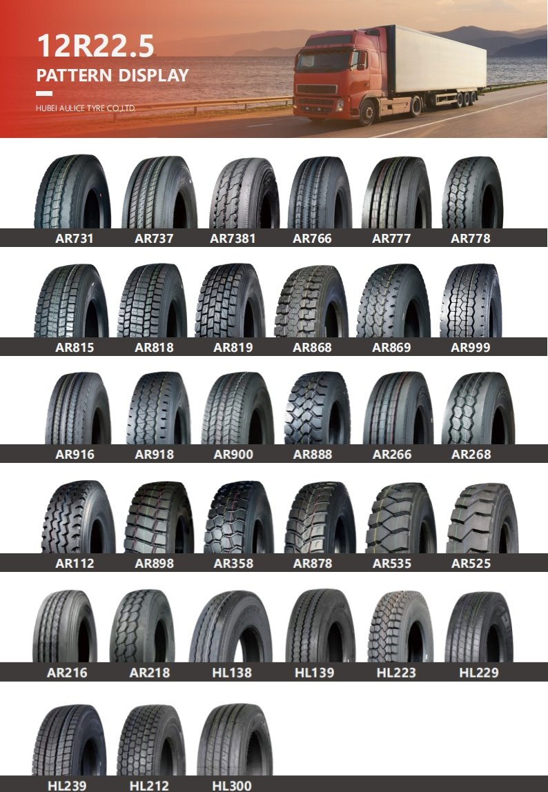 AULICE Wholesale All Steel Radial Truck Tire 11R22.5 12R22.5