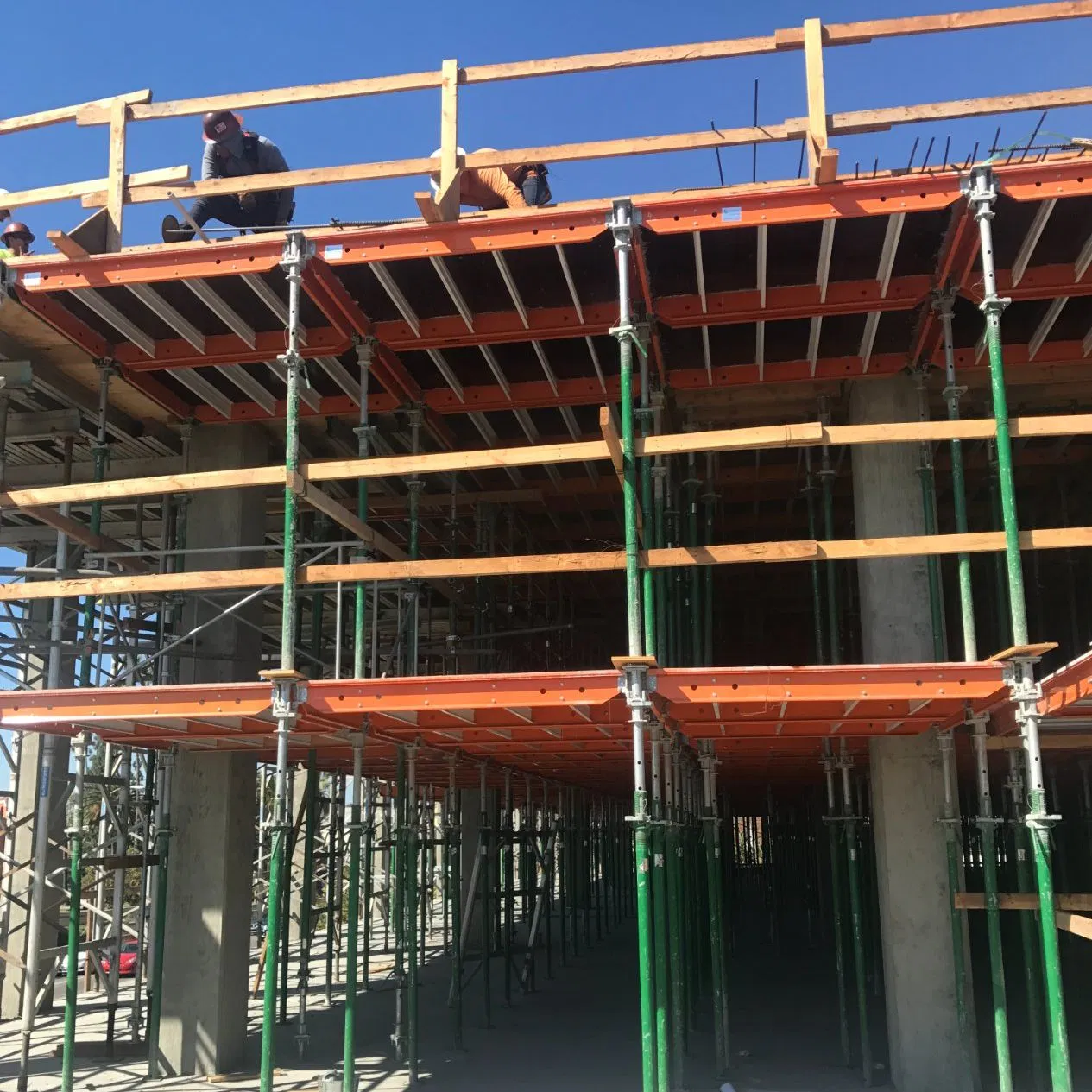 Quick Assembly OEM ODM Custom Early Striking Formwork System Bracing Slab Modular Green Head Table Steel Frame Concrete Construction Formwork for Basements