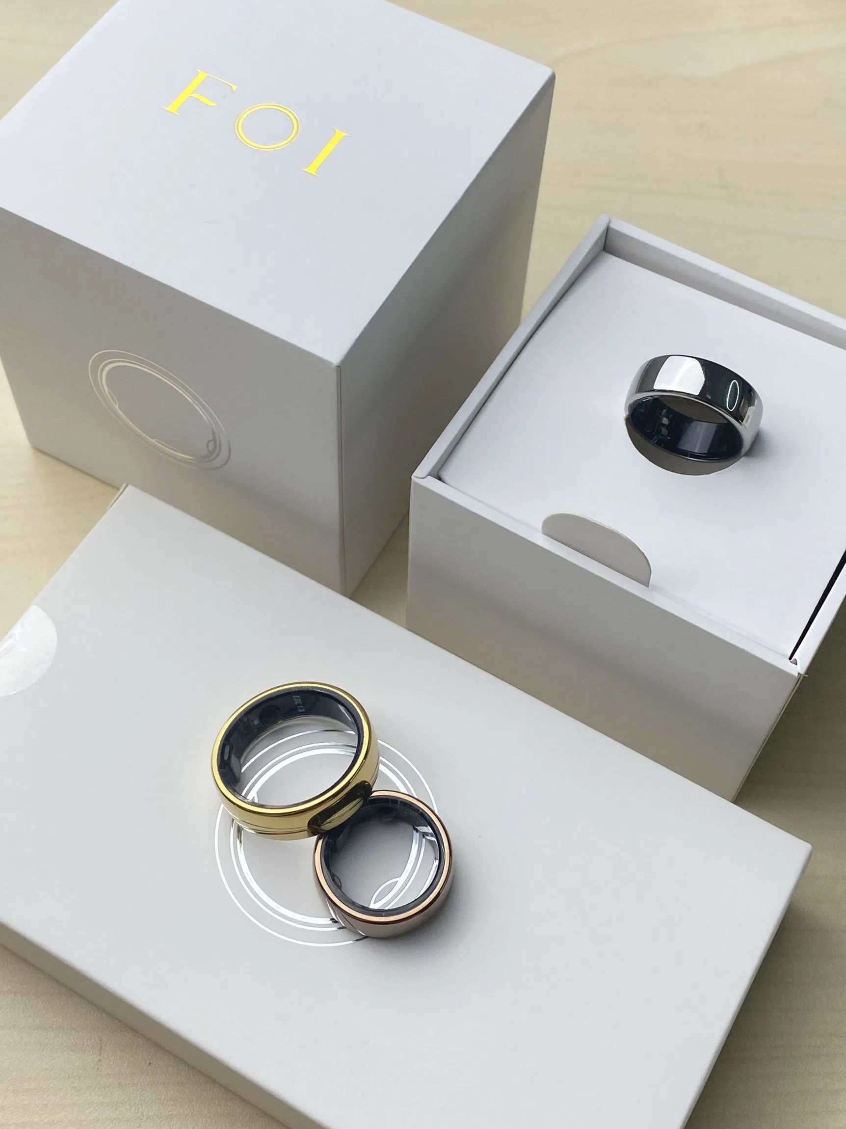 New 2023 Products Idea Fitness Touch Remote Control Ring 6 in 1 Medical Device with Wearable Hrv