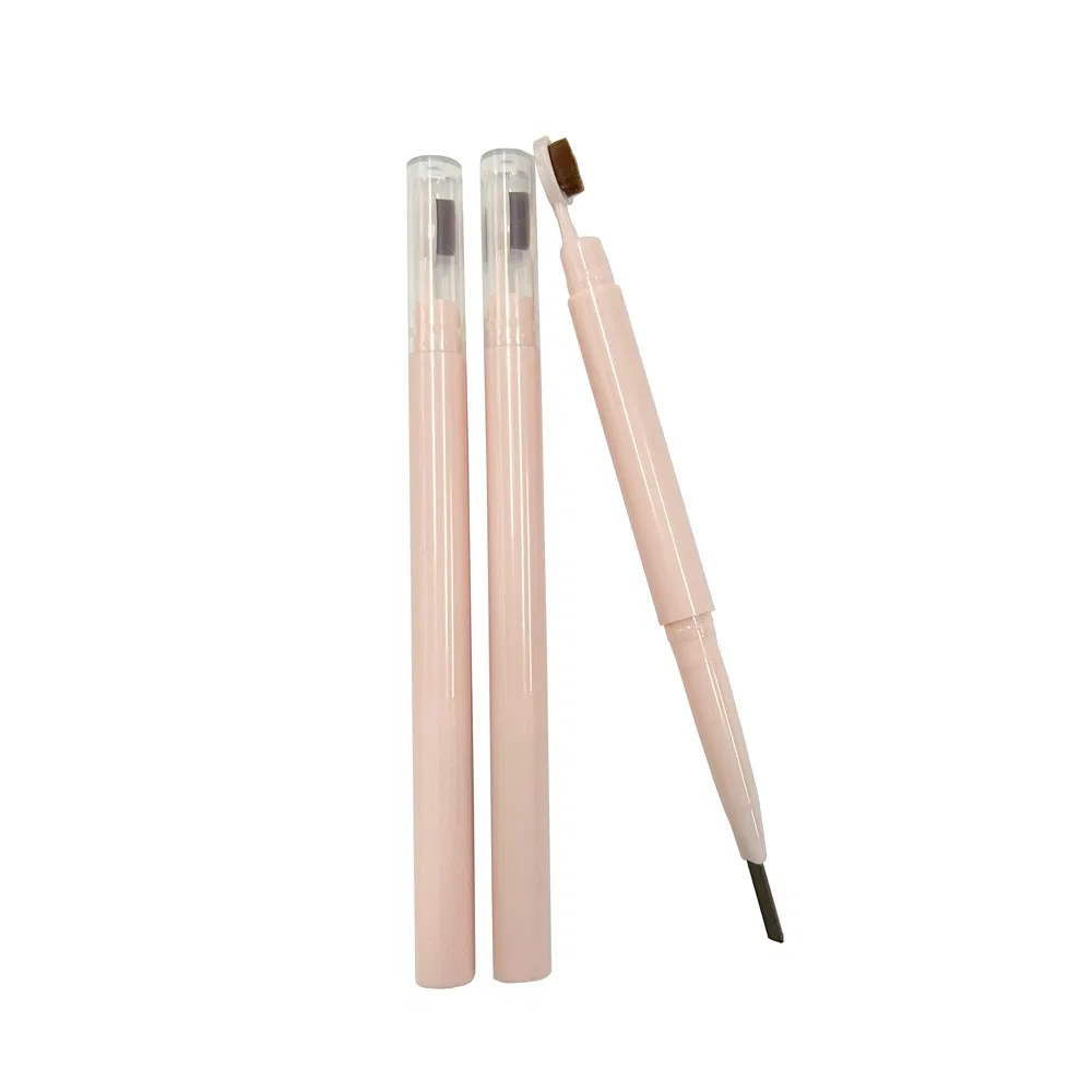 Waterproof High Pigmented Eyebrow Pen with Oval Brush Eyebrow Pencil
