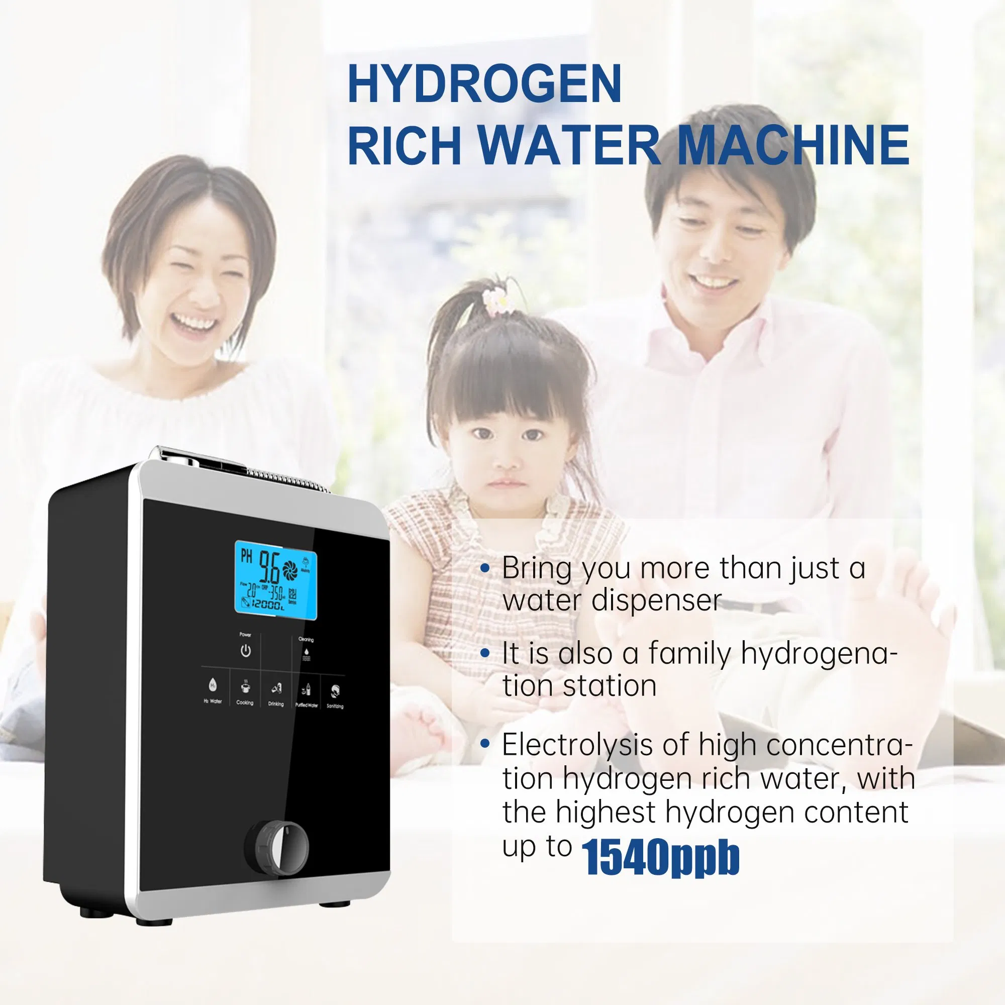 Alkaline Water Ionizer Health Home Appliances Electrolysis Technology High Quality 11 Plates