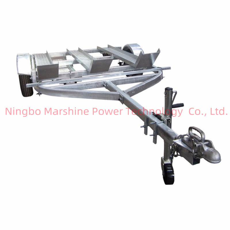 Metal Caravan and Camper Sheet Metal Cart with Chassis and Tray