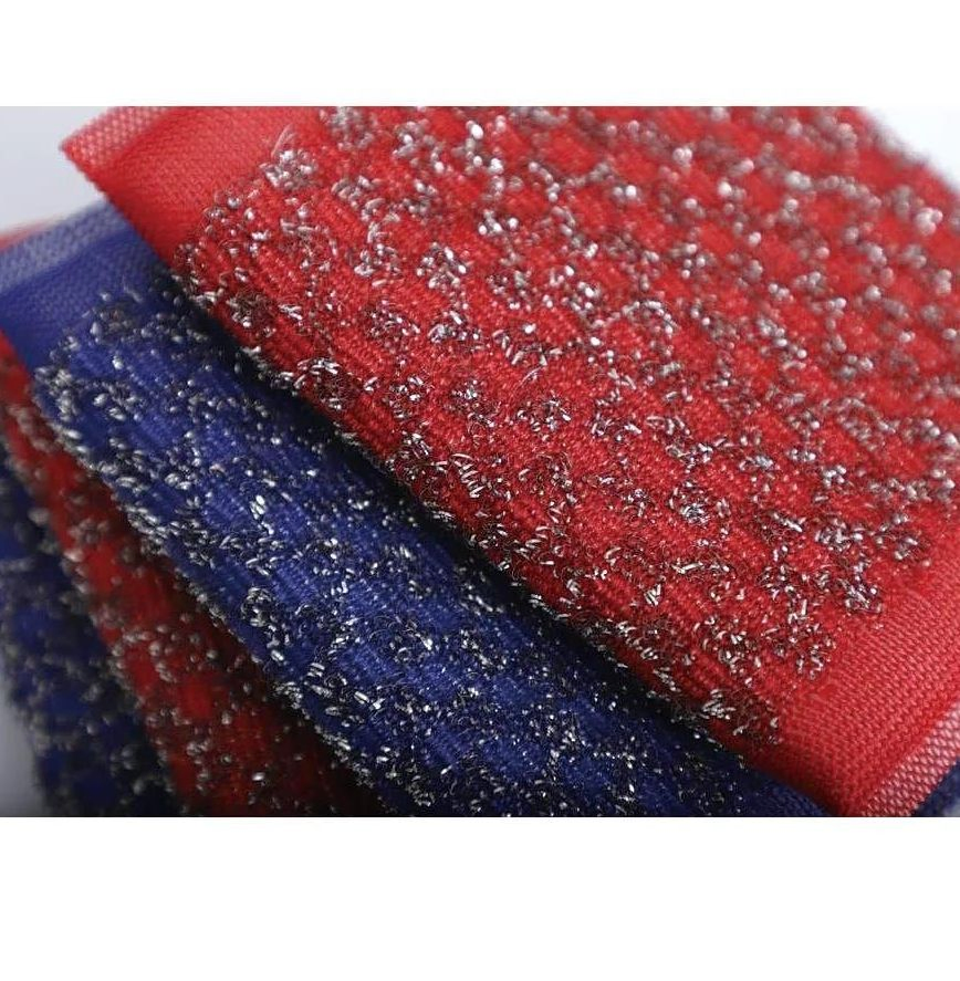 Strong Stain Remover Kitchen Sponge Scourer Wire Fabric Cloth in Rolls for Home Furniture