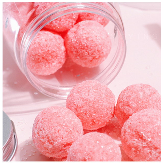 Wholesale New Organic Nourish Round Shape Moisturizing Mini Scrub Exfoliating Sugar Body Scrub Ball