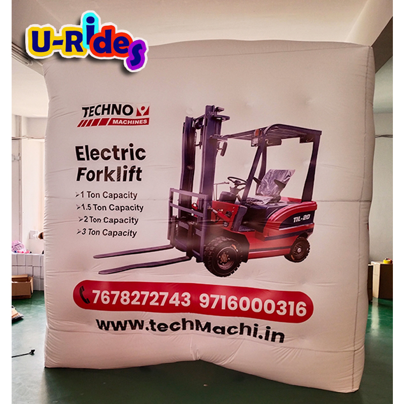 High Quality Outdoor Inflatable Helium Cube Balloon Quality Assurance for Advertising Inflatables Square Sky Balloon