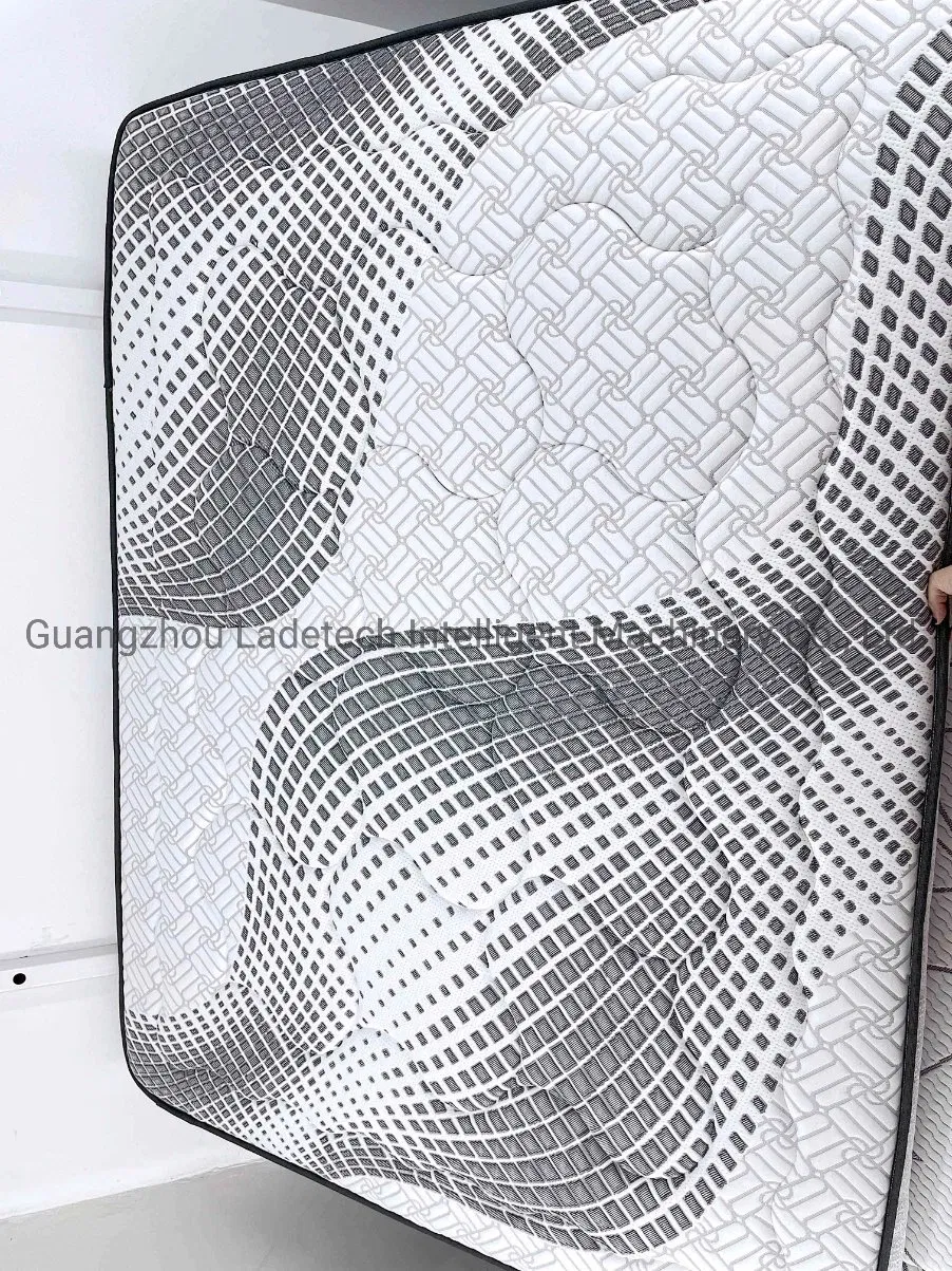 High Class Mattress multineedle and single needle design top and border quilted fabric