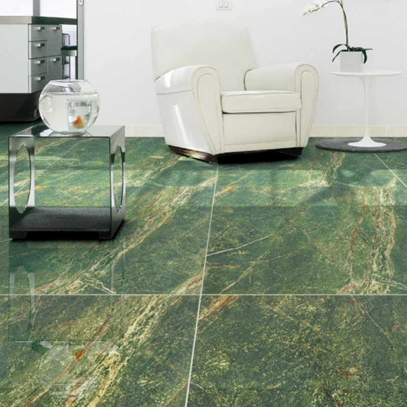 Плитка напольная Classic Dark Green Marble 600x600