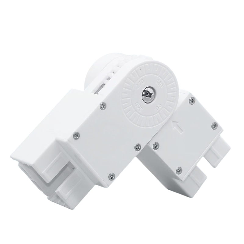 Manufacture 90-270 Degree Motorized Curtain Track Rail Corner Connector