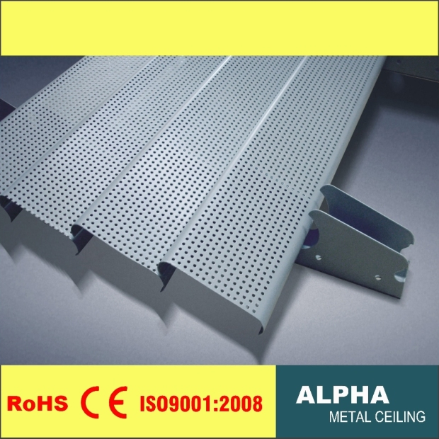 Aluminum 84r Perforated C Shaped Plain Strip Exterior Sun Shutter Shade Louver