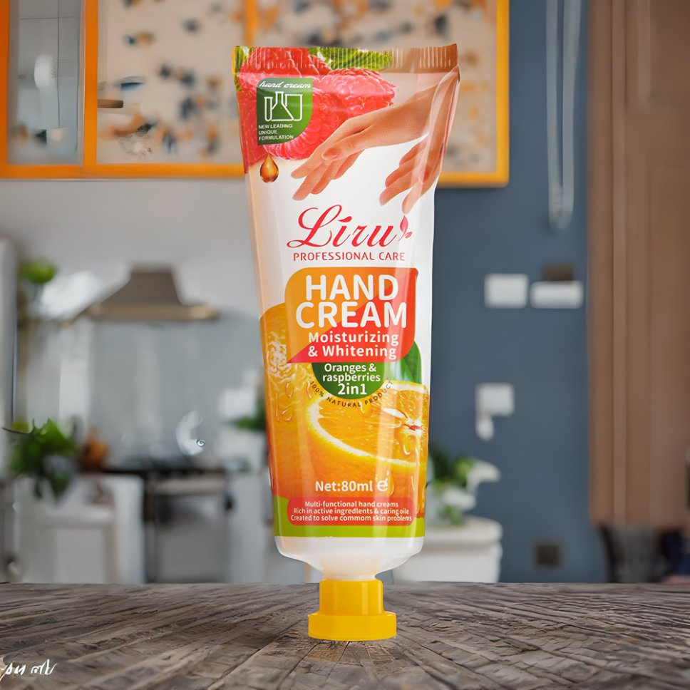 Best Selling Orange Scent Whitening Moisturizing Hand Cream for Dry Skin