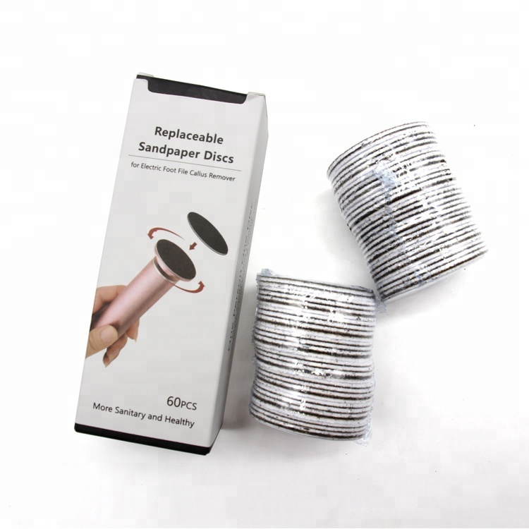60 Pieces Replacement Sandpaper Discs for Electric Foot Callus Remover