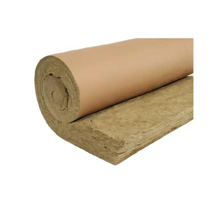 Wire-Meshed Rockwool Blanket Rock Wool with Fireproof Covered