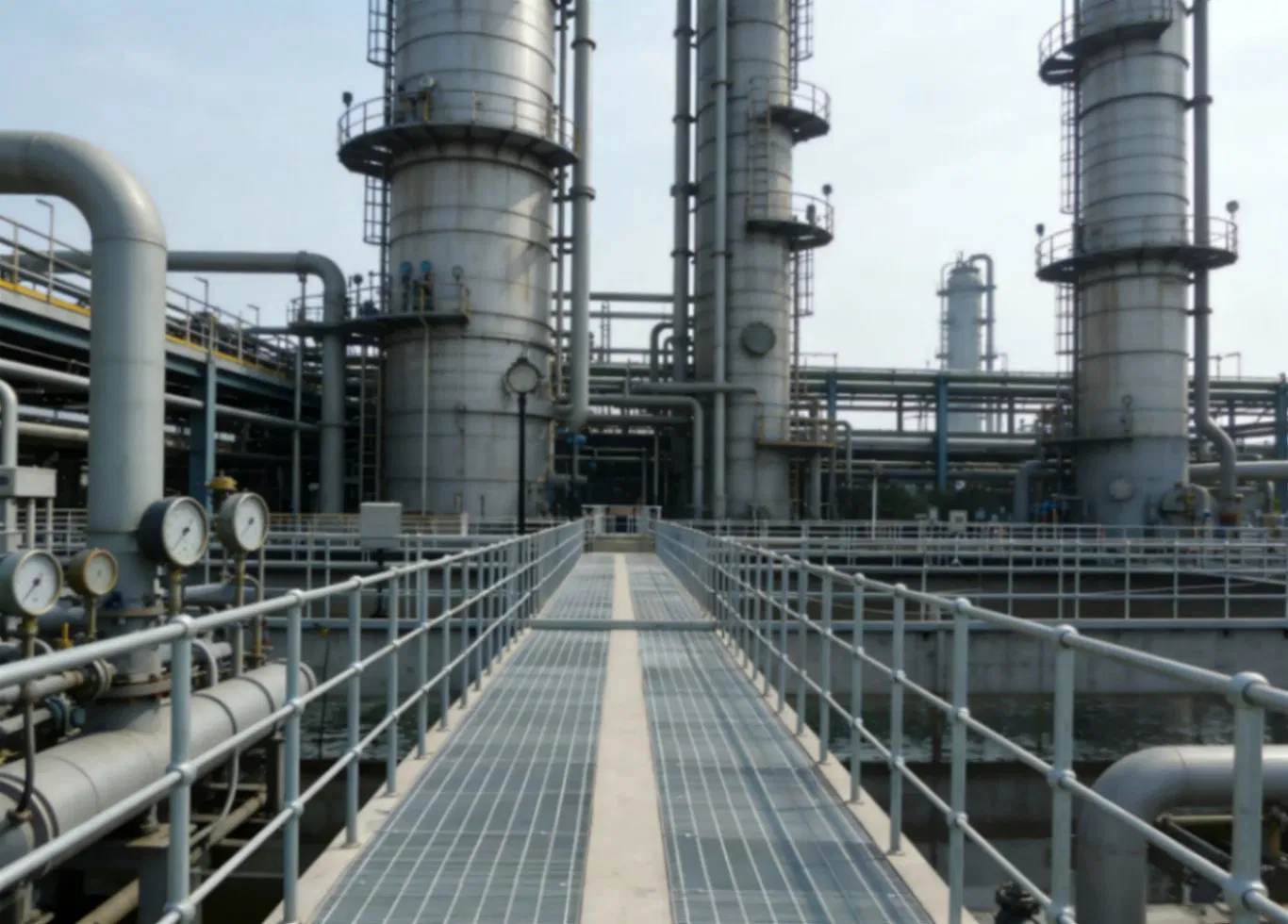 Reinforced Sustainable Forged Welded Steel Grating for Power Stations