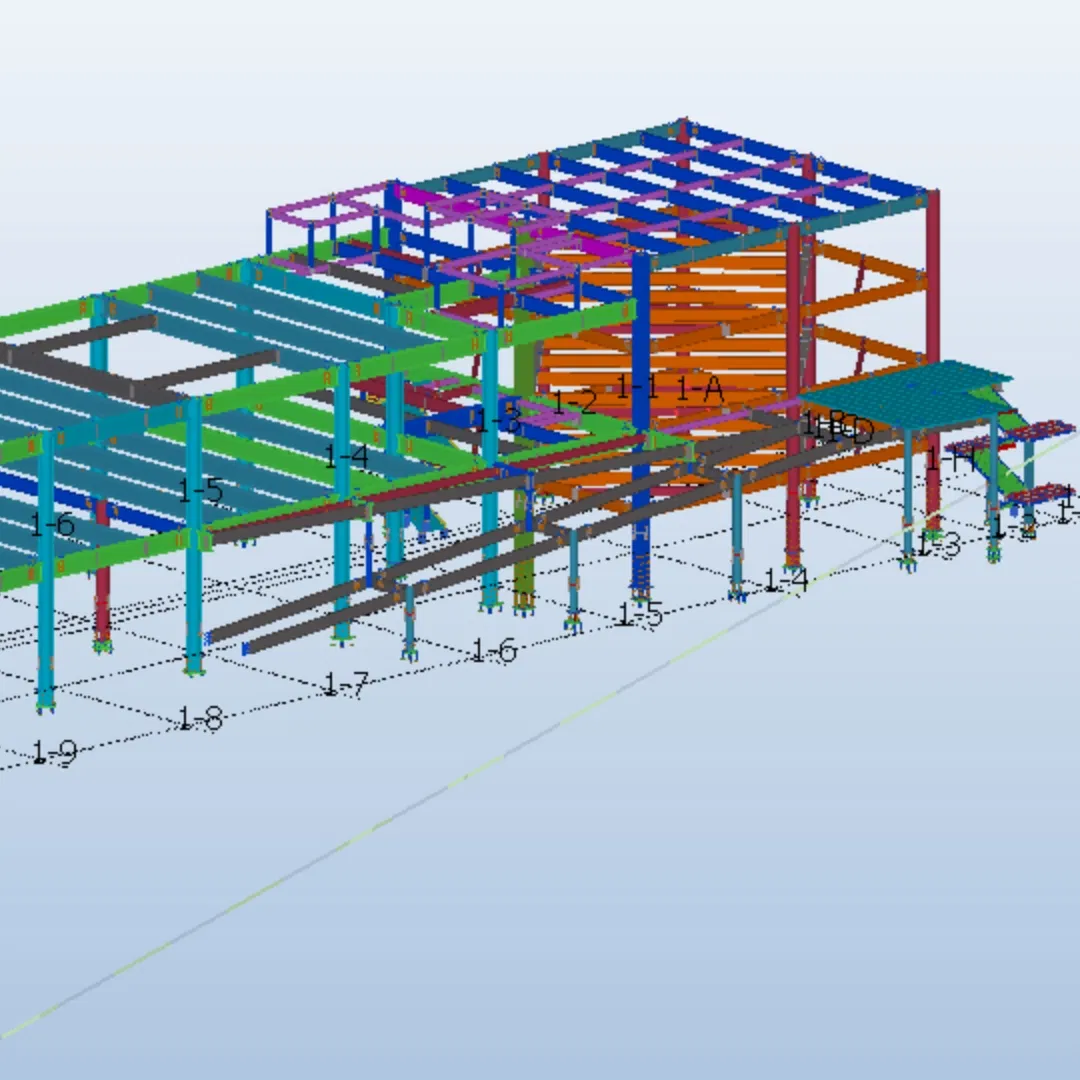 Prefabricated Construction Building Material Steel Structure for Exhibition Center