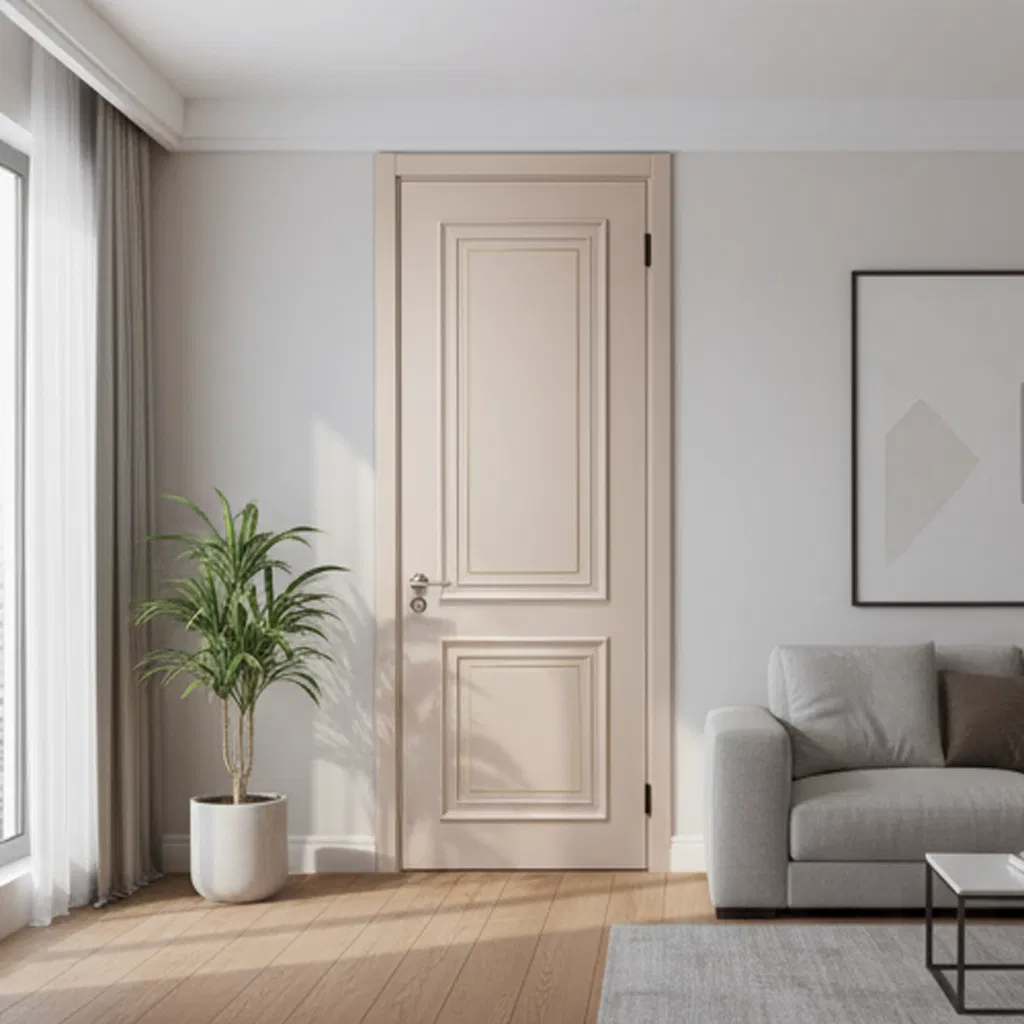 Wood Plastic Composite Majoys Customized Plywood Bedroom WPC Door