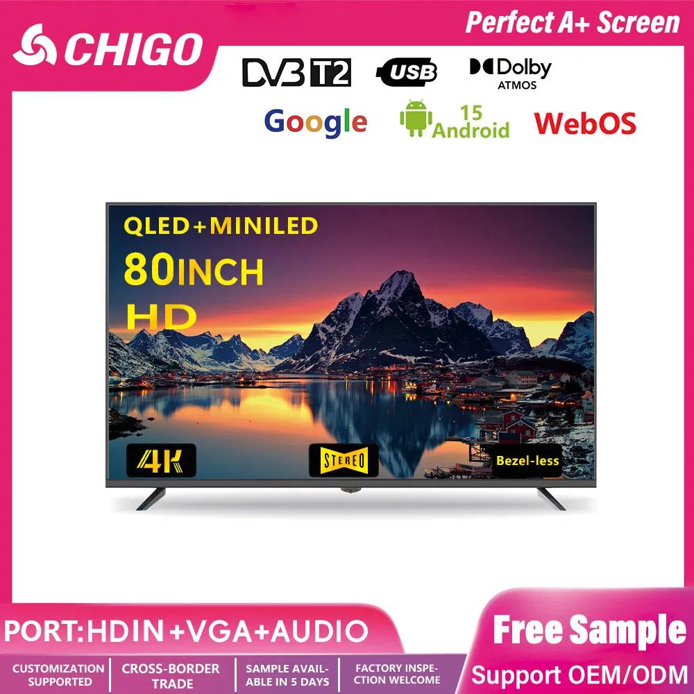2025 Chigo 32 Inch Smart TV with High Definition LCD Display