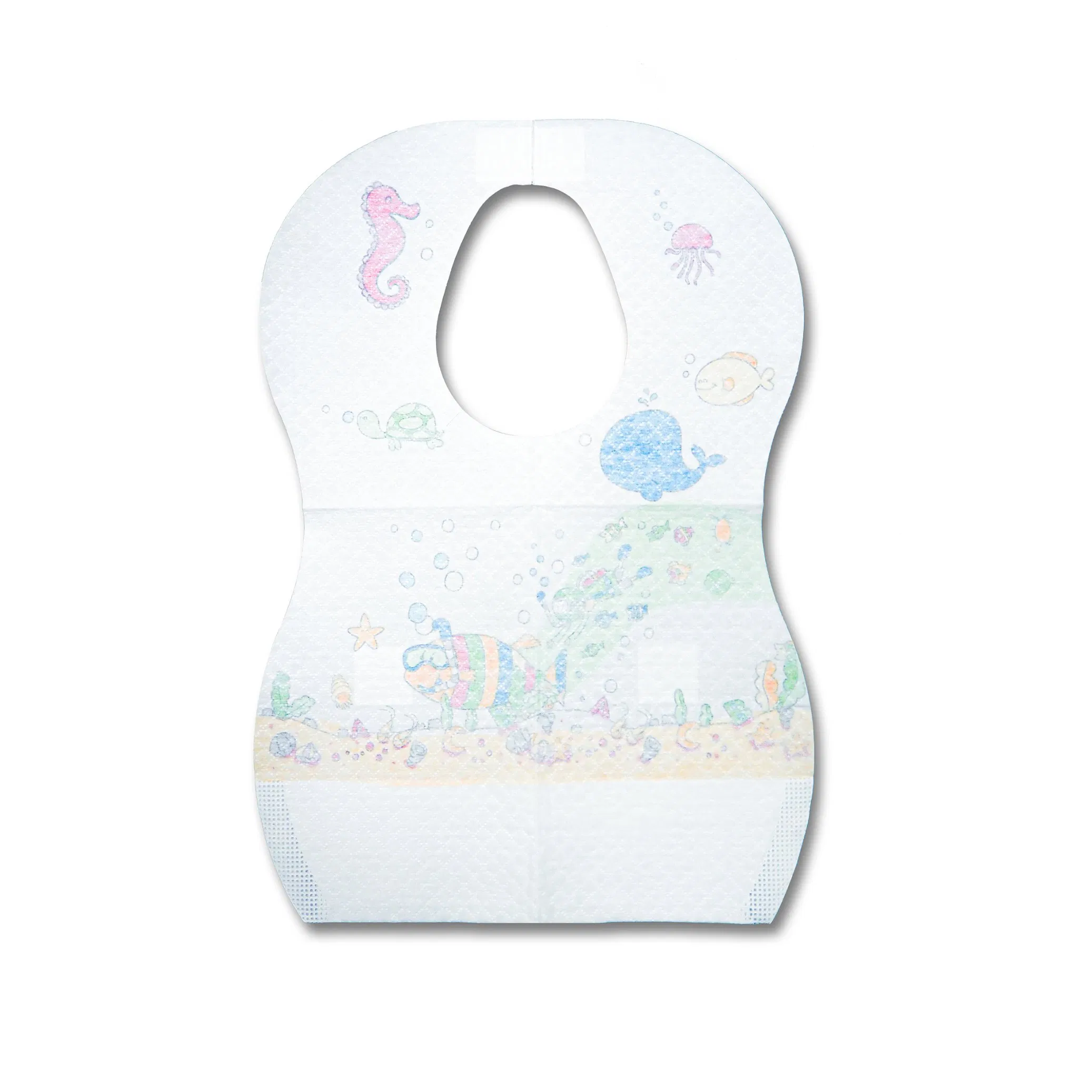 Ultra-Soft 3-Ply Leakproof Disposable Baby Bibs for Feeding
