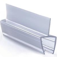 Shower Enclosure PVC Door Seals for 6-12mm Glass Bathroom Water Proof