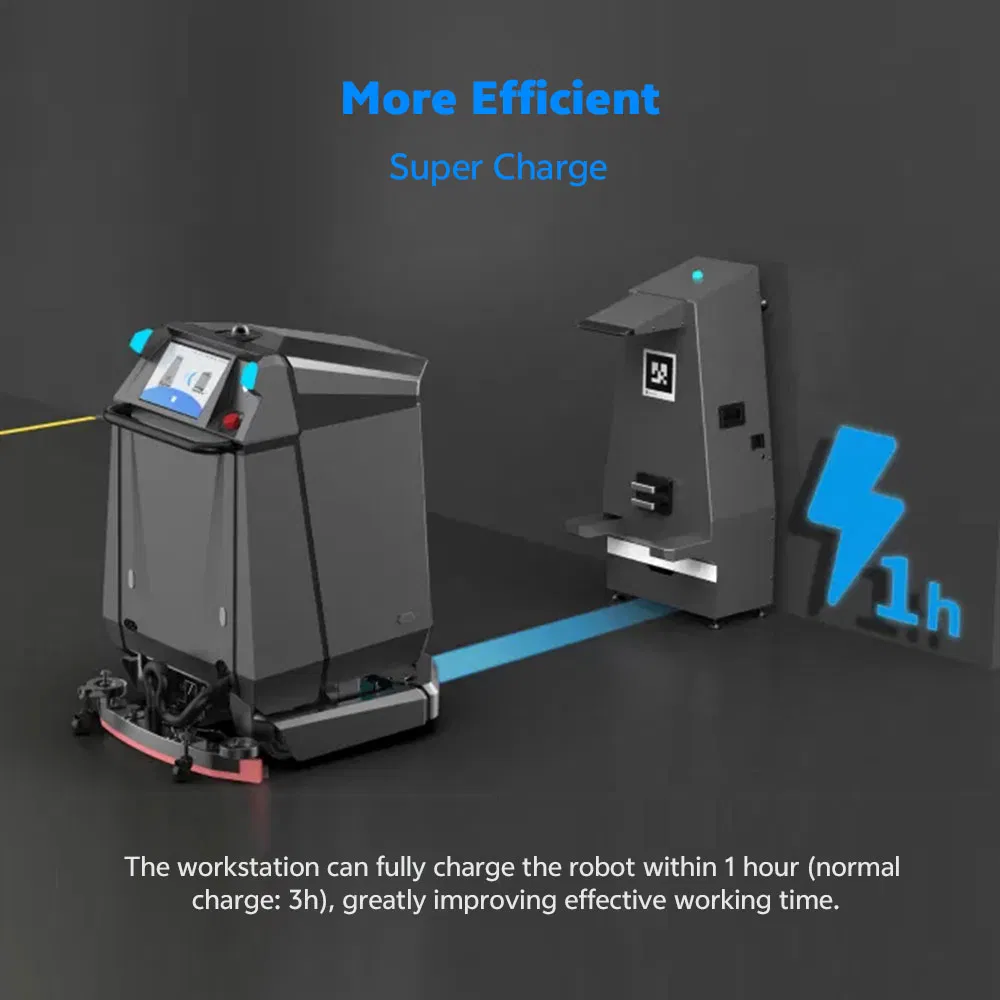 New Arrival Intelligent Automatic Navigation Commercial Cleaning Robots Smart Floor Cleaning Robot
