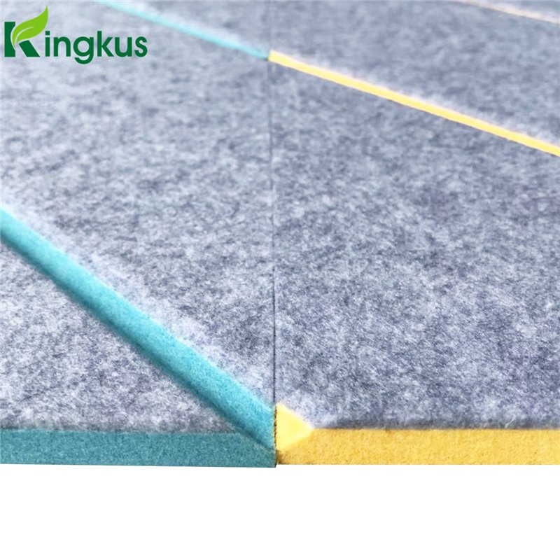 Wall Board Polyester Fiber Pet Ceiling Panel Sound Absorbing Panel