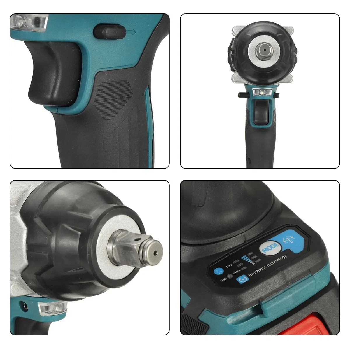 18V Lithium Battery Cordless Drill Impact Driver 1/4 Inch Impact Screwdriver with LED Light Fast Charger (CDD014)