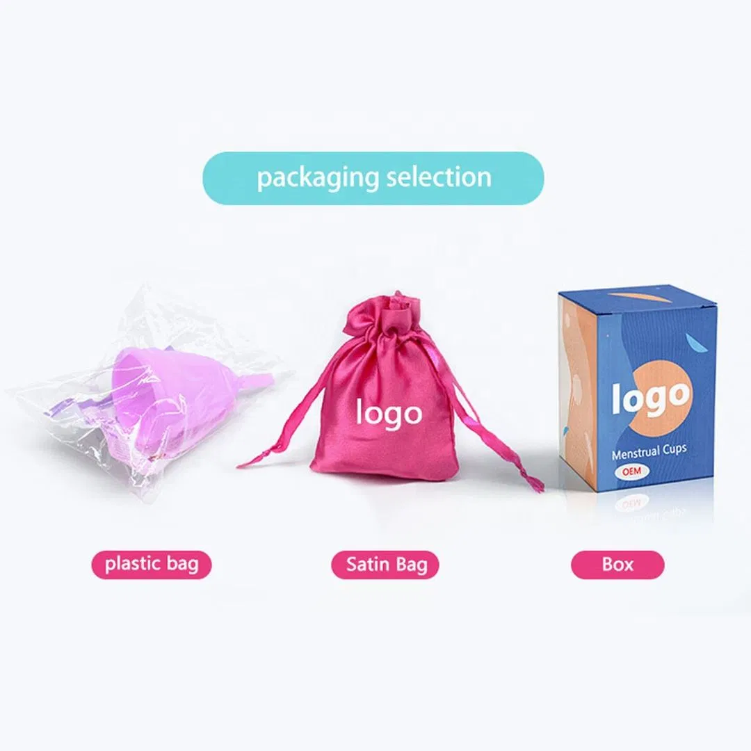 Premium Eco-Friendly Medical Grade Silicone Menstrual Cup Set