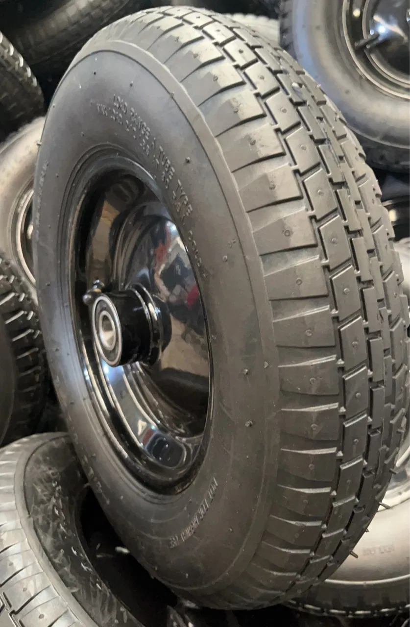 Golf Cart PU Foam Wheel Solid Wheelbarrow Wheel Flat Free Tyre for Wheel Barrow and Carrier