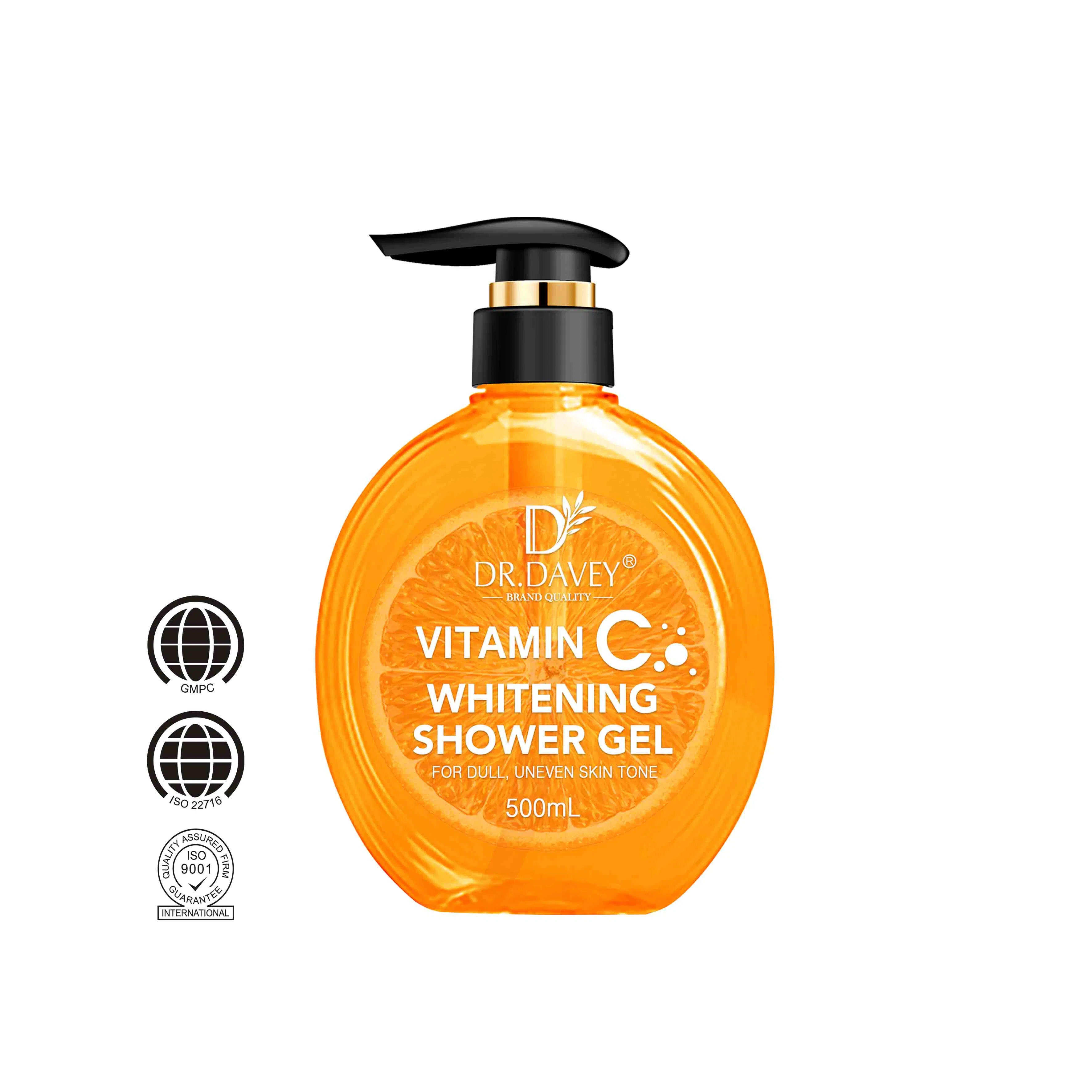 Vitmin C Shower Gel Body Cleaning Body Wash Whitening Moisturizing Refreshing 500ml Private Label Dr. Davey