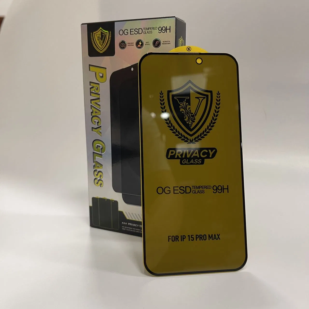 Защитное стекло для iPhone 16 Pro Max, приватное, 99H