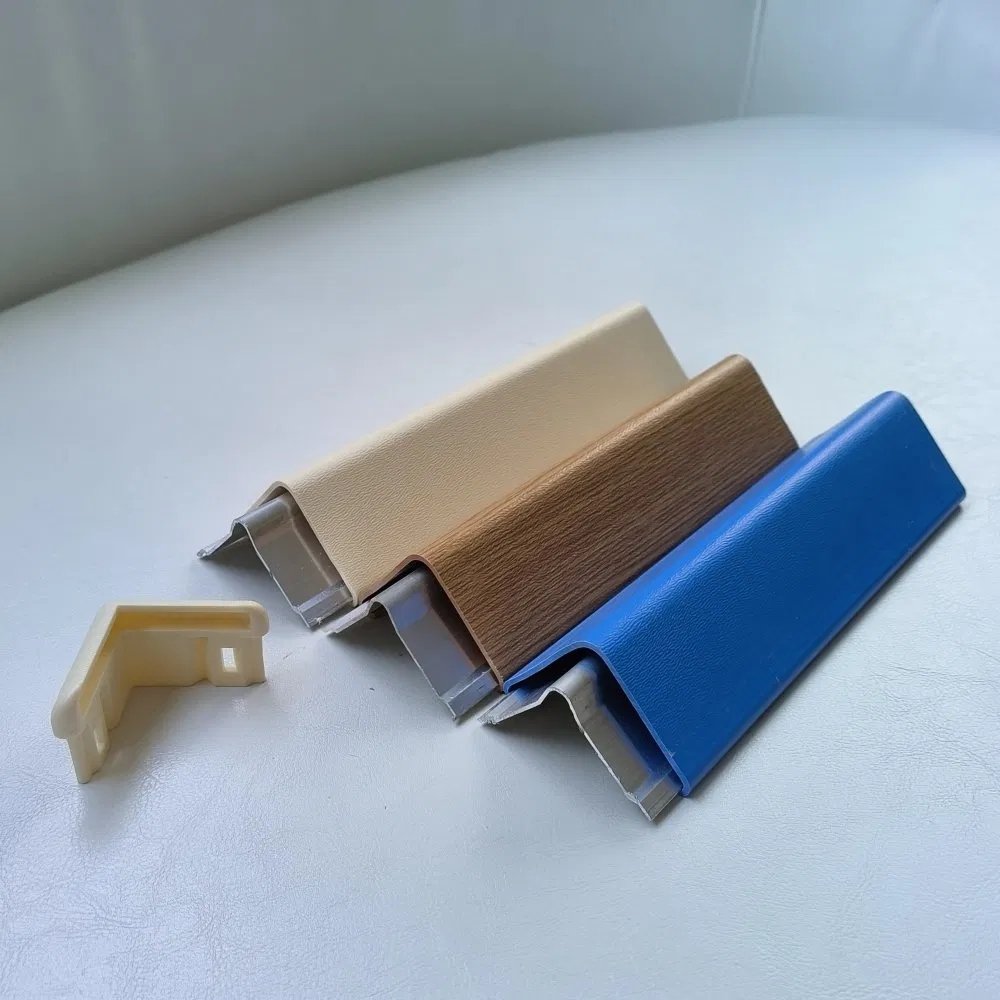 Wood Grain Aluminium and PVC Wall Corner Protector