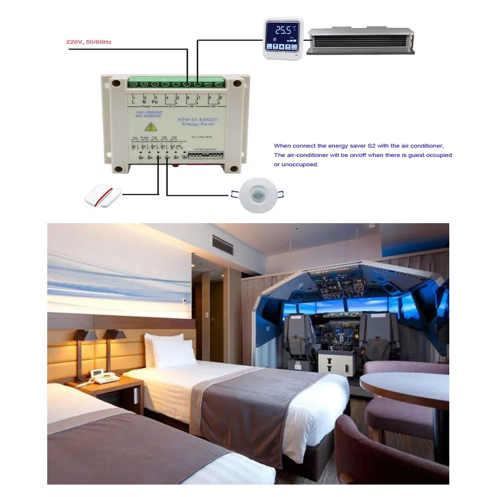 2020 Smart Expo Hotel Room Energy Management System Lighting and AC Controller Saver