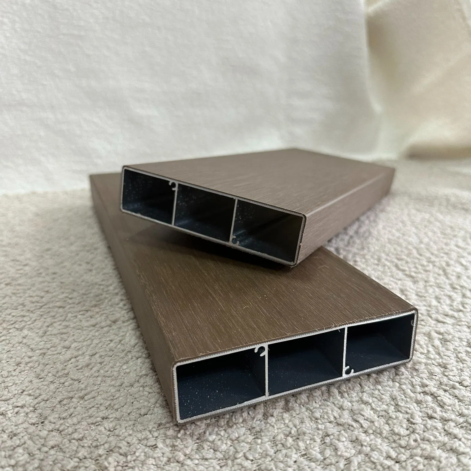 Durable Composite WPC Louver System 120mm Span 30mm Depth Ventilation Solution